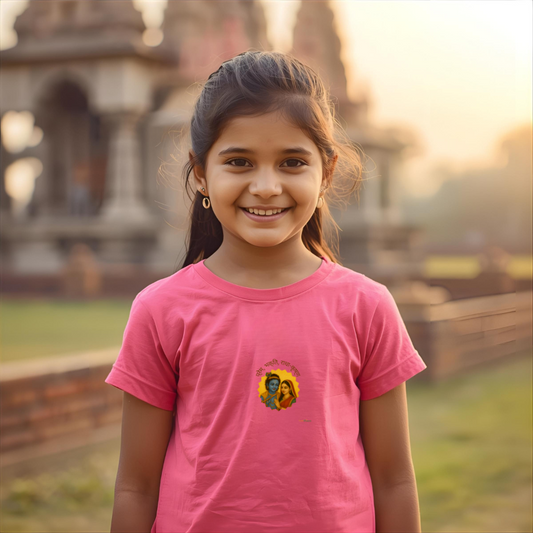 Radha Krishna inspired Girl's T-Shirt