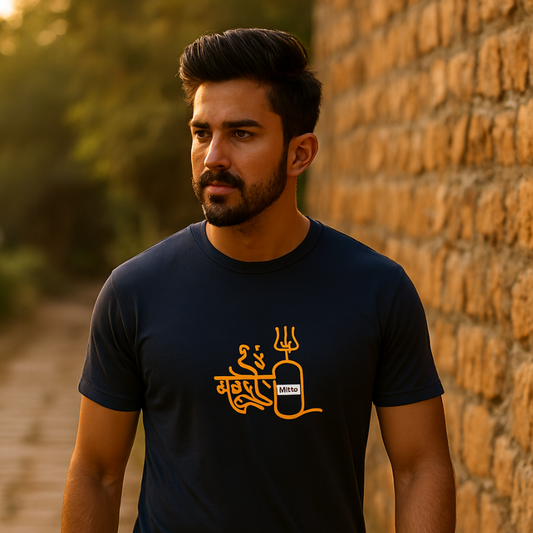 Mahadev themed T-shirt